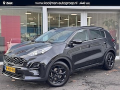 Kia Sportage - 1.6 T-GDI Black Edition Schuif-/kanteldak | Trekhaak | zwart lederen bekleding | Stoelverw