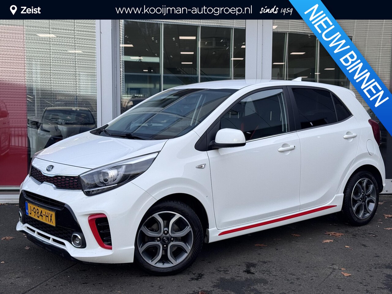 Kia Picanto - 1.0 MPi GT-Line Edition Navigatie | Lederen interieur | LM Velgen | Airconditioning | Acht - AutoWereld.nl