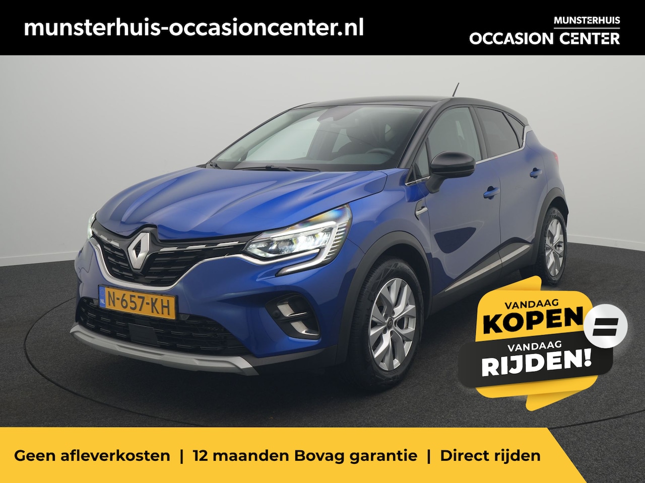 Renault Captur - TCe 90 Intens - RIJKLAARPRIJS - Achteruitrijcamera - Cruise Control - Dealeronderhouden - AutoWereld.nl