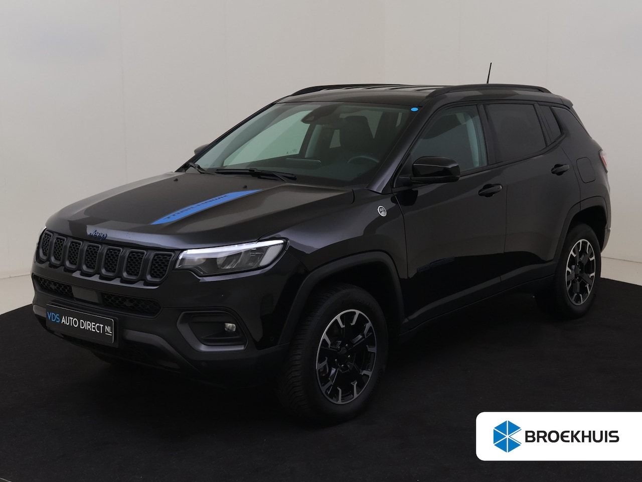 Jeep Compass - 4xe 240 Plug-in Hybrid Electric Trailhawk Half Leder Bekleding | Digitaal Dashboard | Came - AutoWereld.nl
