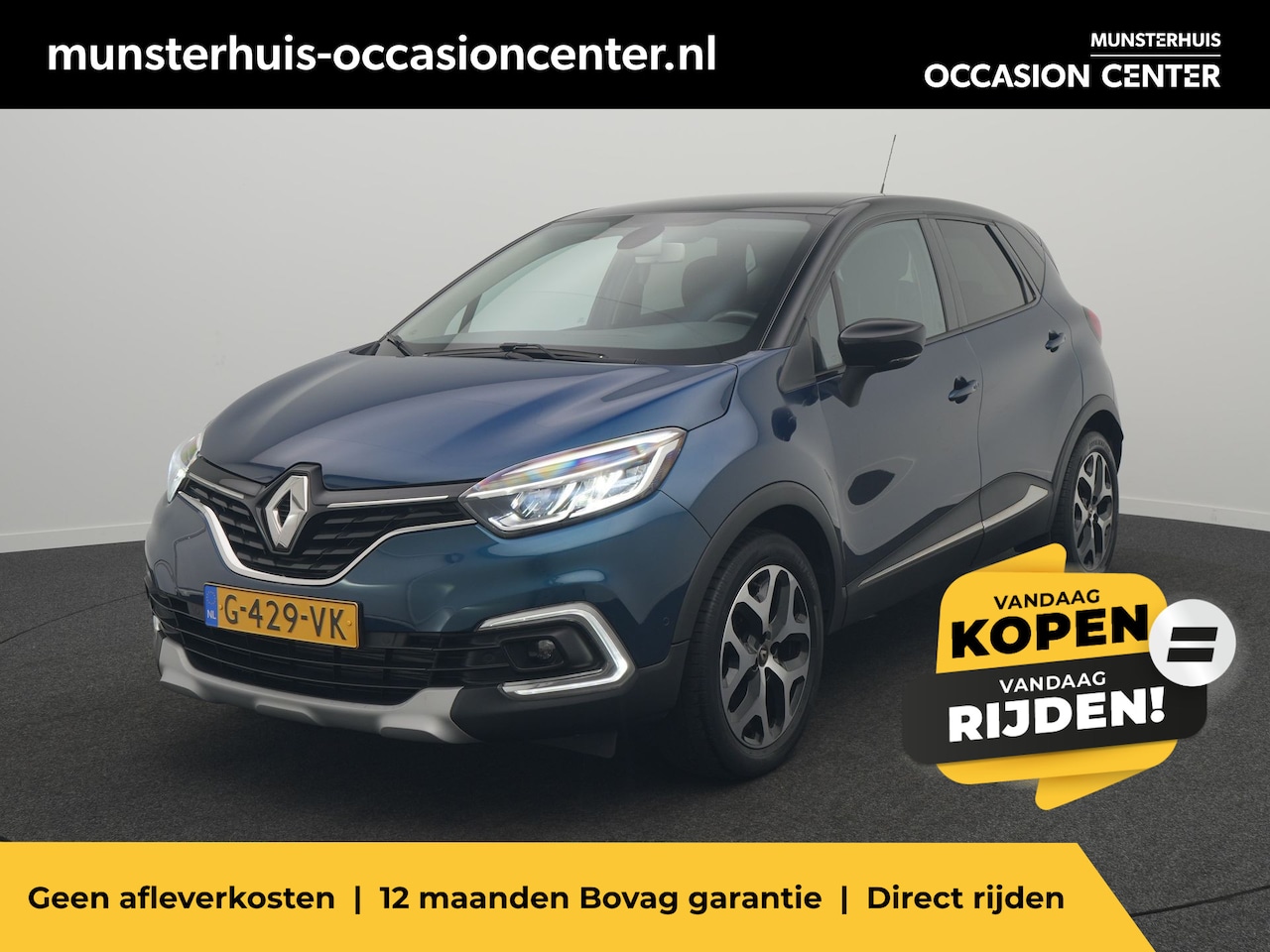 Renault Captur - TCe 150 EDC Intens - RIJKLAARPRIJS - Uniek lage kilometerstand! - Automaat - Cruise Contro - AutoWereld.nl