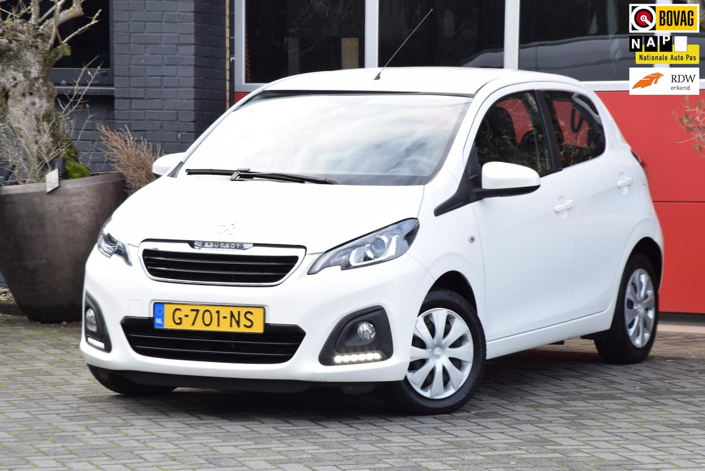 Peugeot 108 - 1.0 e-VTi Active 2019 Airco 5 Deurs BT Telefoon Stuurbediening 15x op voorraad! - AutoWereld.nl