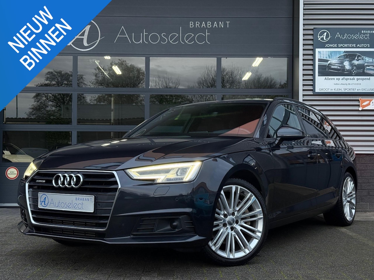 Audi A4 Avant - 2.0 TFSI Quattro Sport Navi Leder HUD - AutoWereld.nl