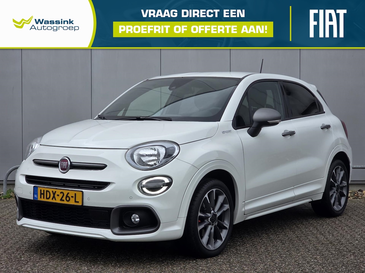 Fiat 500 X - Sport 1.3 Turbo 150pk Automaat I Navigatie I Apple Carplay/Android Auto I Stoelverwarming - AutoWereld.nl