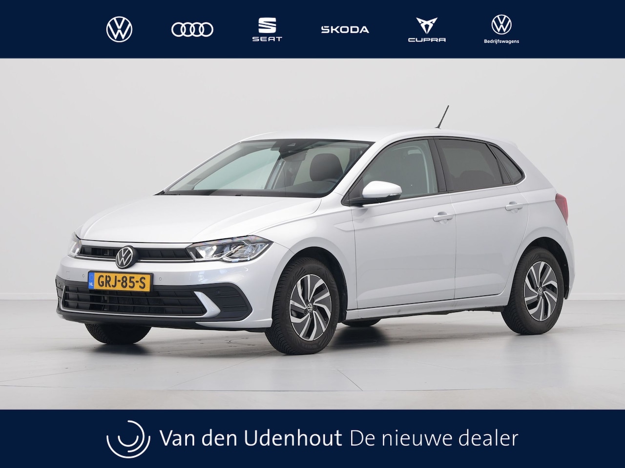 Volkswagen Polo - 1.0 TSI 95pk Life Edition Navi via App Acc Pdc Clima Privacy glas Argon - AutoWereld.nl