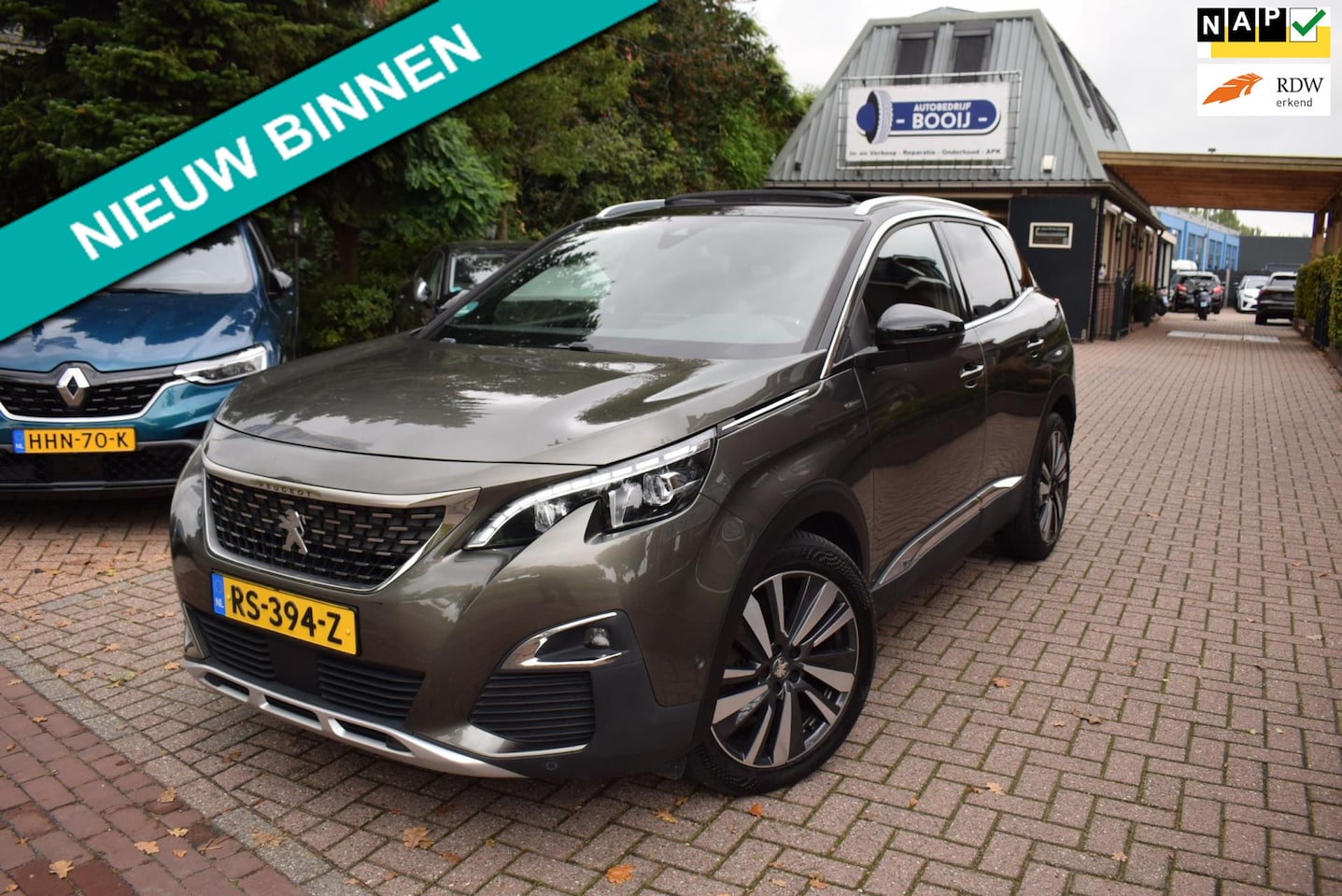 Peugeot e-3008 - 1.6 e-THP GT Line AUTOM /PANO DAK/TREKH/NL-AUTO/AIRCO/CRUISE/NAVI/CAMERA/XENON/LMW 19/BLUE - AutoWereld.nl