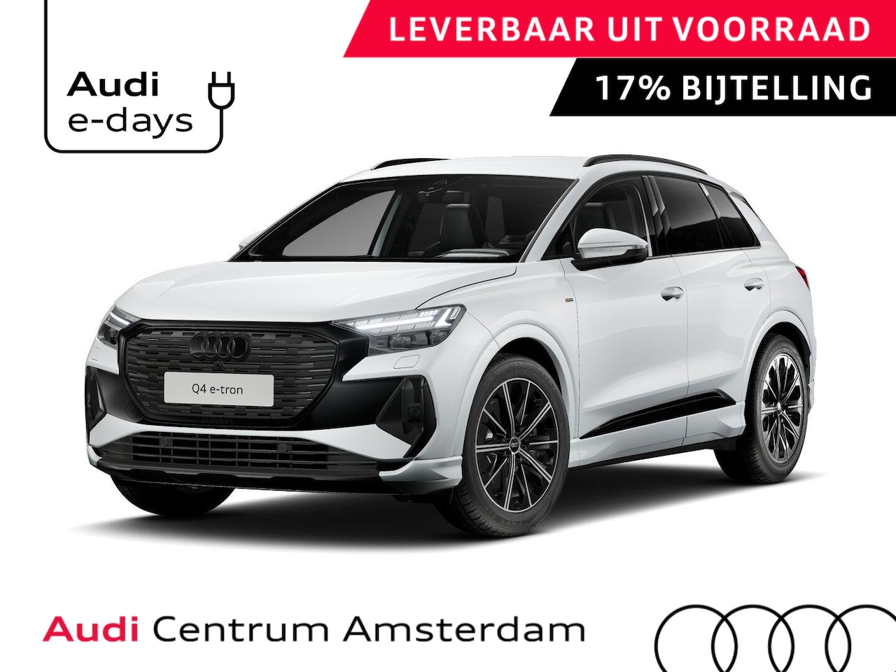 Audi Q4 e-tron - 45 quattro S edition Competition 82 kWh 286pk | Assistentiepakket plus | Optiek pakket zwa - AutoWereld.nl