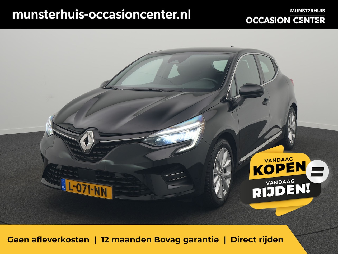 Renault Clio - 1.6 E-Tech Hybrid 140 Intens - RIJKLAARPRIJS - Automaat - All Seasonbanden - Cruise Contro - AutoWereld.nl