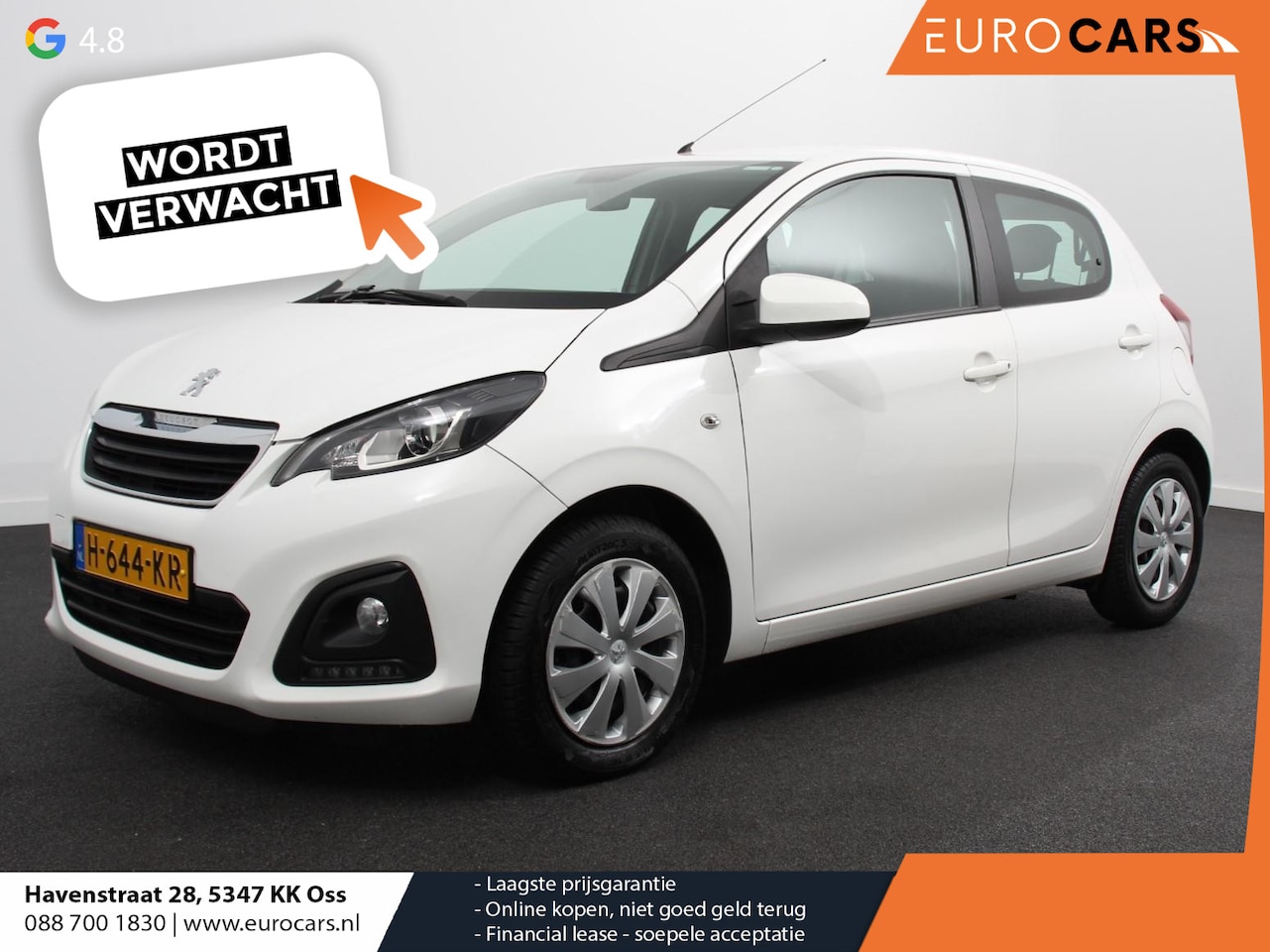 Peugeot 108 - 1.0 e-VTi Active Airco  Bluetooth Led 5 deurs - AutoWereld.nl