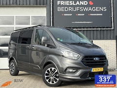 Ford Transit Custom - 310 170pk Sport Dubbele Cabine Trekhaak/Carplay/Camera/Navi/Stoelverwarming/18"