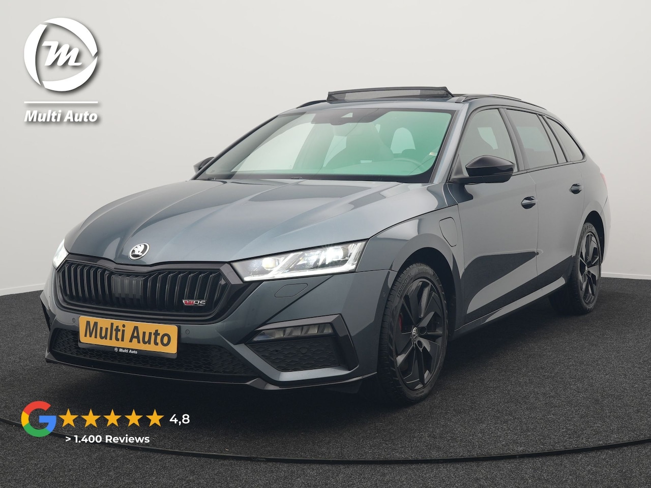 Skoda Octavia Combi - 1.4 TSI RS iV Business Plug In Hybrid 245pk PHEV | Panodak | Apple Carplay | Sportstoelen - AutoWereld.nl