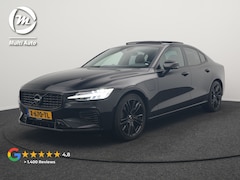 Volvo S60 - Recharge T8 AWD R-Design Plug in Hybrid 391pk Black Dealer O.H PHEV | Schuifdak | Bowers &