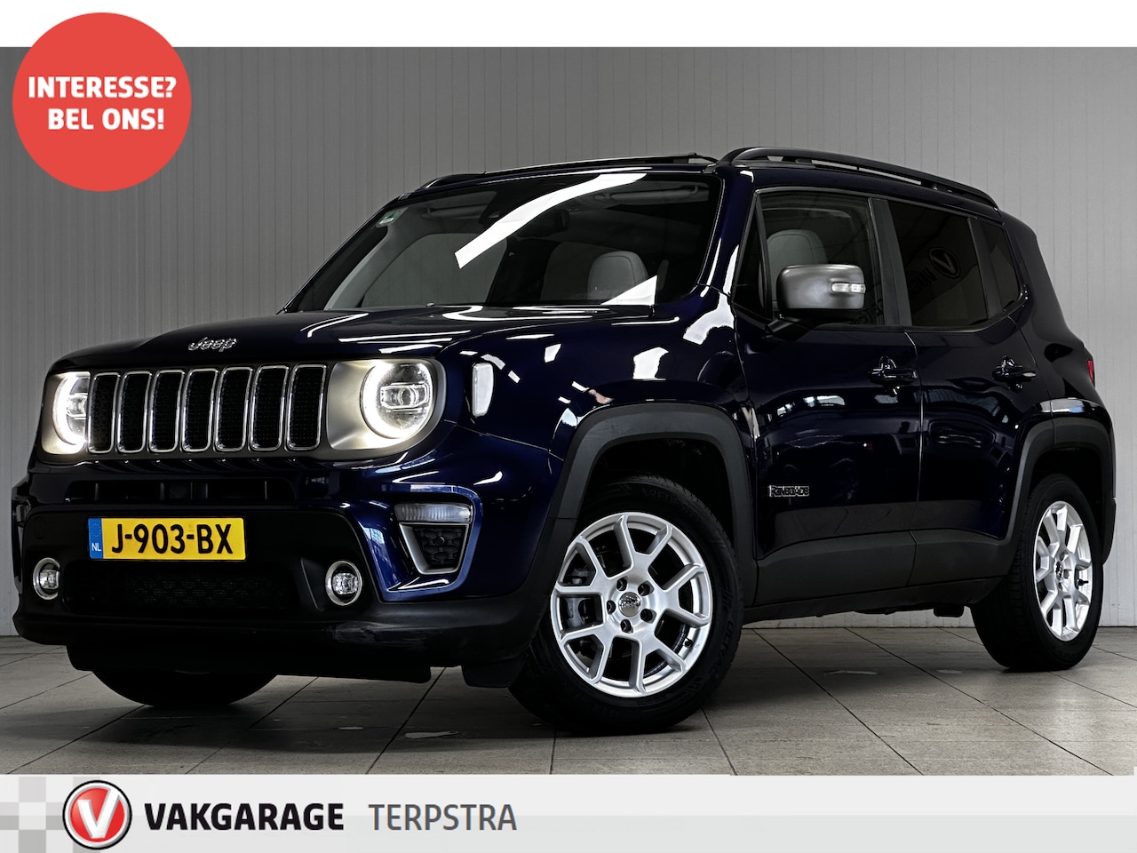 Jeep Renegade - 1.0T Freedom/ DEALER ONDERHOUDEN/ Open-Panodak/ Trekhaak/ LED Koplampen/ Stoel+Stuurverw./ - AutoWereld.nl