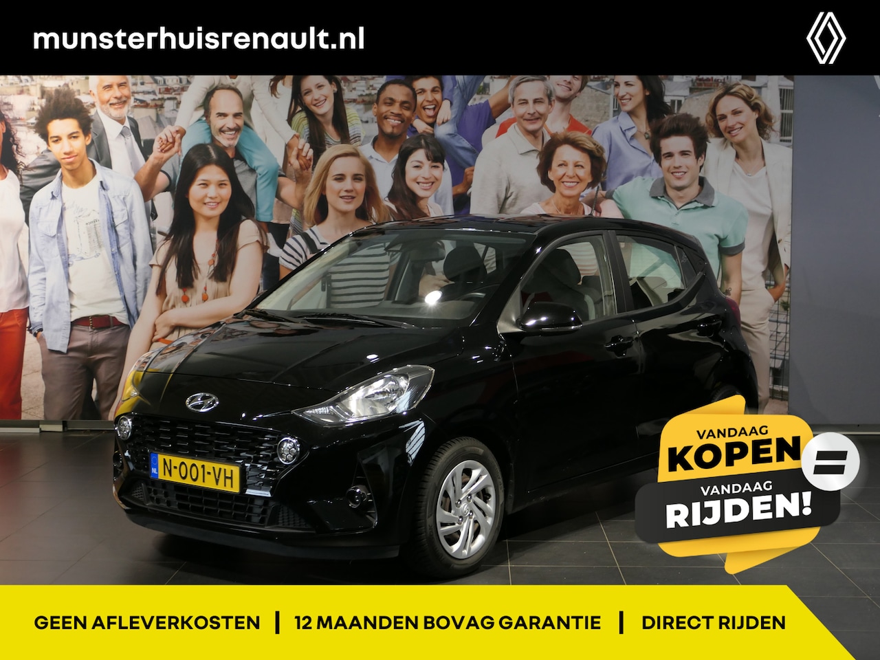 Hyundai i10 - 1.0 Comfort 5-zits All Season, Cruise, Android/Apple Carplay, Airco - AutoWereld.nl