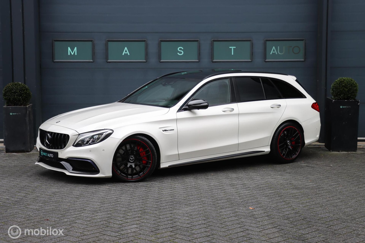 Mercedes-Benz C-klasse Estate - AMG 63 S Edition 1|HUD|Pano|Burmester|Carbon - AutoWereld.nl