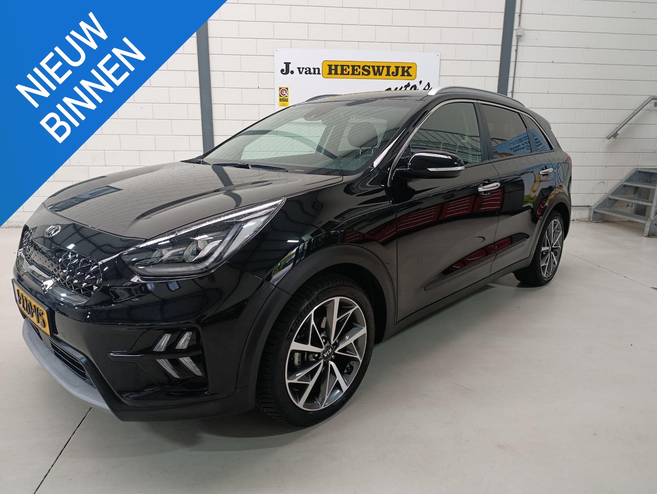 Kia Niro - 1.6 GDi Hybrid DynamicPlusLine Leder | Stoel + Stuurverwarming | Keyless | Navi | Camera. - AutoWereld.nl