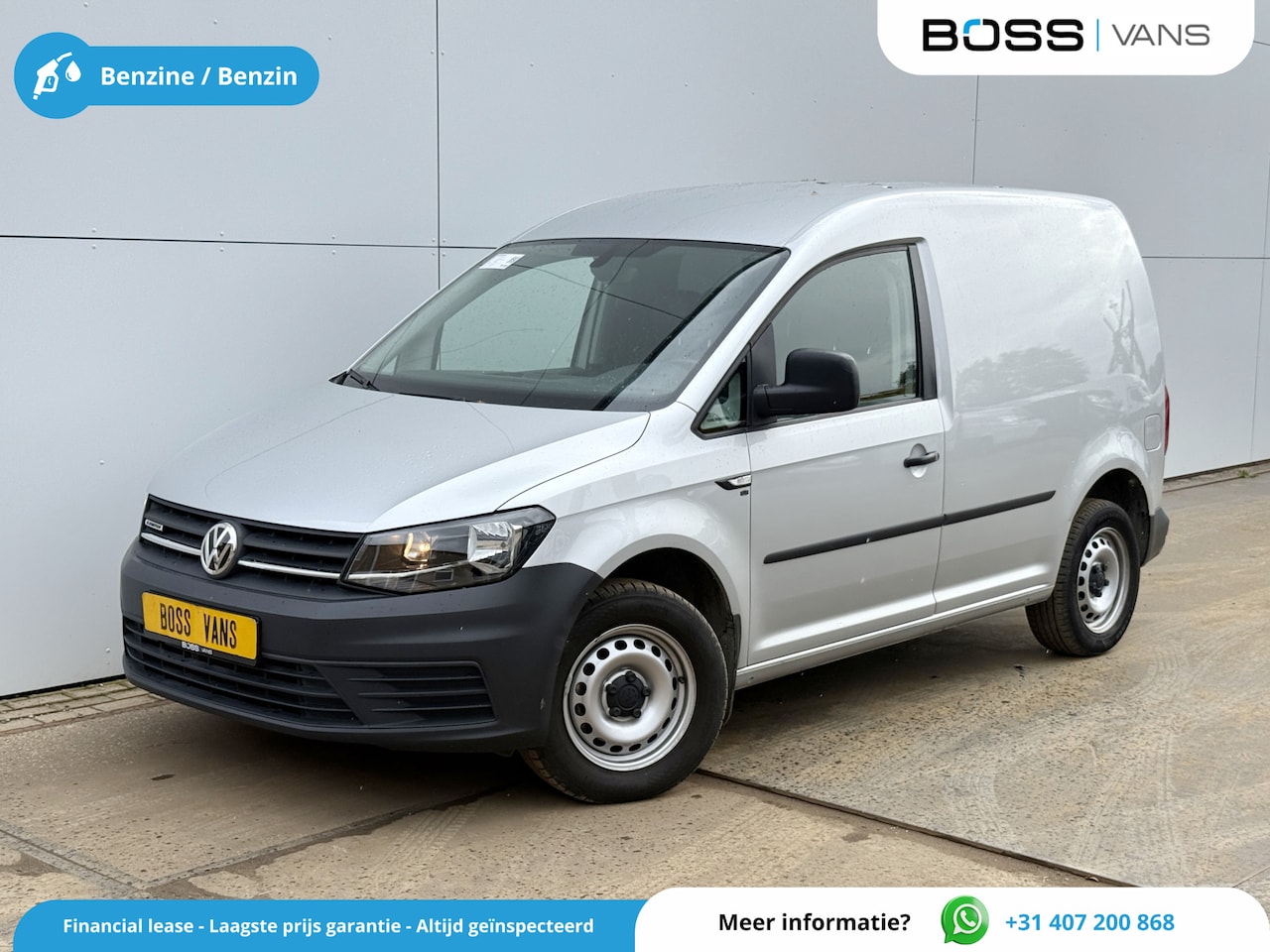 Volkswagen Caddy - 1.4 TGI 110PK ***CNG*** Automaat L1H1 Airco Camera Cruise Control Trekhaak Stoelverwarming - AutoWereld.nl