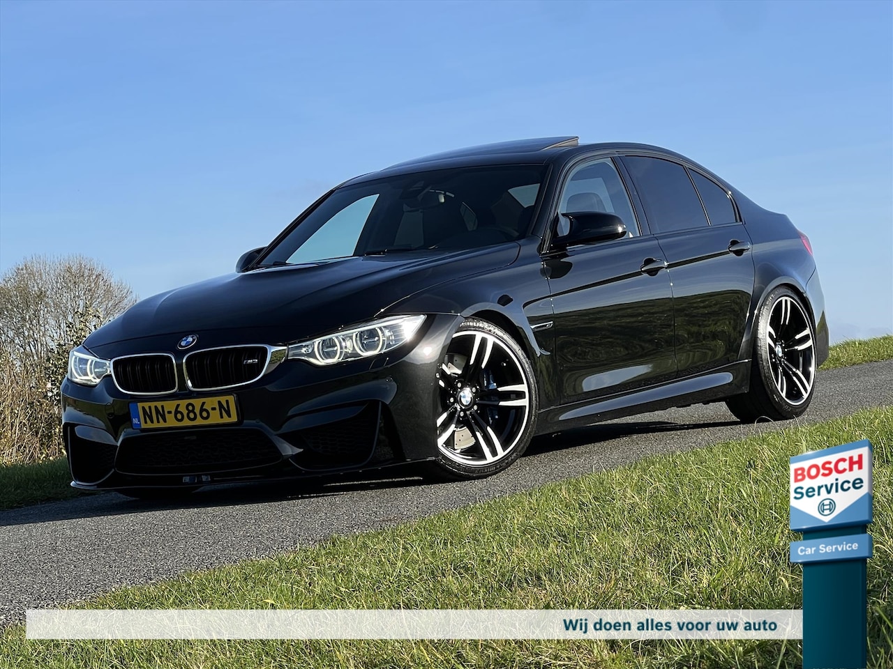 BMW M3 - F80 431PK / Schuif-kantel dak / Harman/Kardon / Head-up / Memory stoelen / Keyless / 360° - AutoWereld.nl