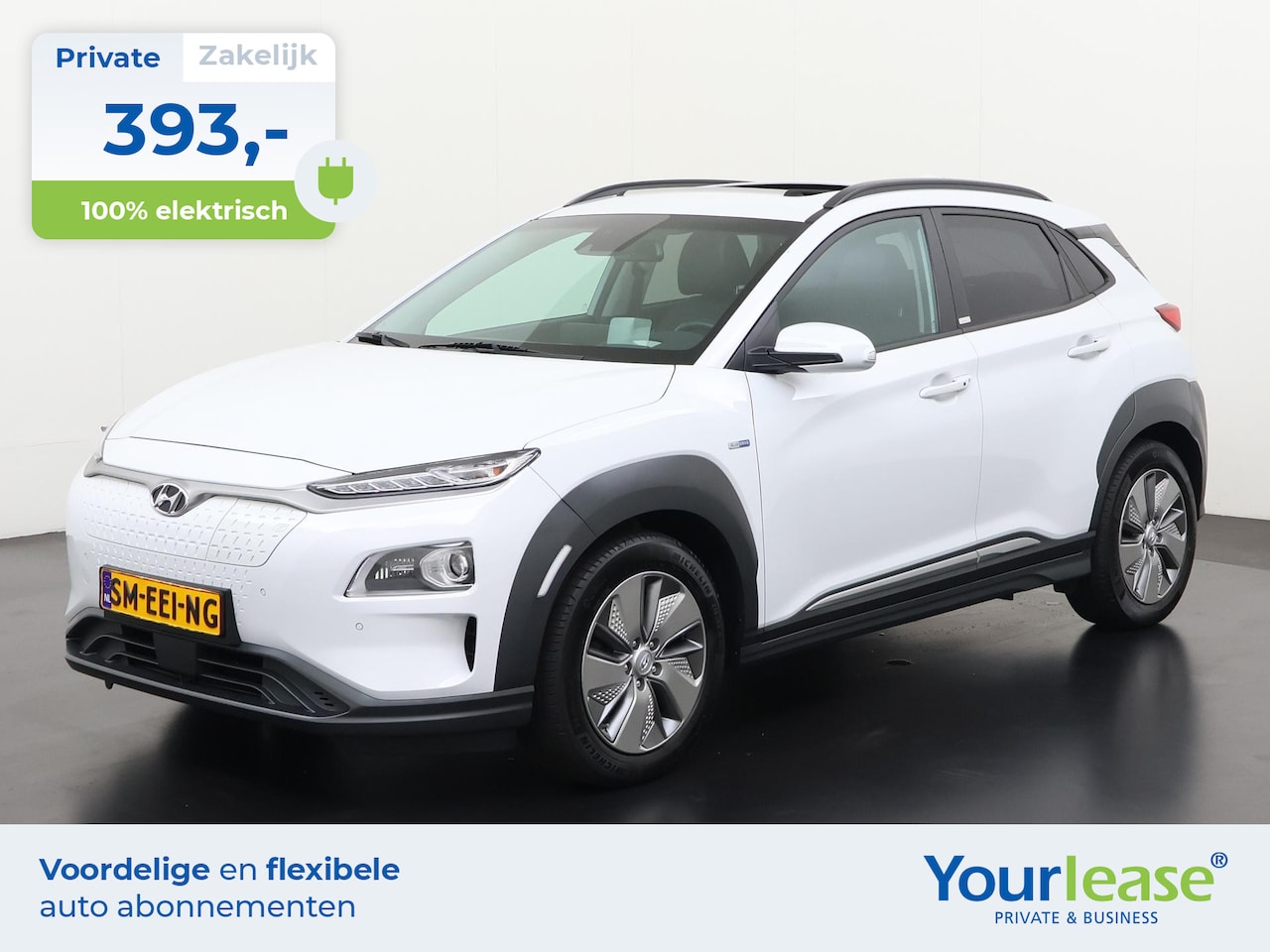Hyundai Kona Electric - EV Premium Sky 64 kWh | All-in 393,- Private Lease | Direct uit voorraad - AutoWereld.nl