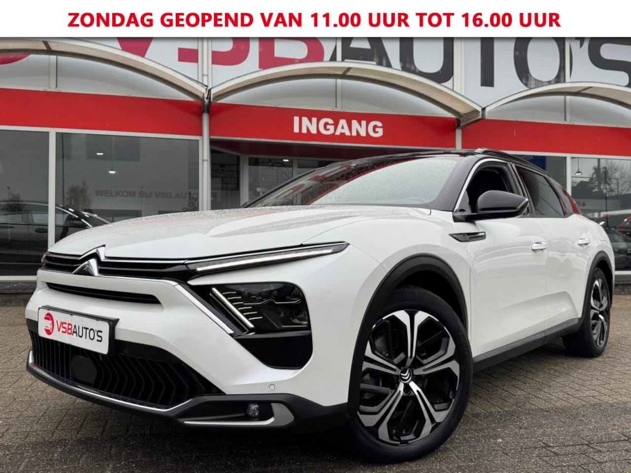 Citroën C5 X - 1.6 PLUG-IN HYBRIDE 225 PK AUT. SHINE+ PANO-DAK LEER NAVI CAMERA CARPLAY MEMORY - AutoWereld.nl