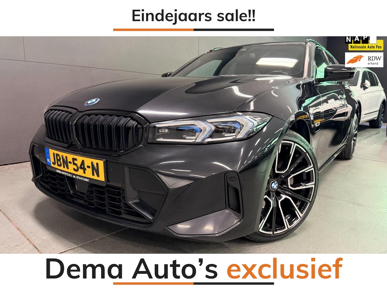 BMW 3-serie Touring - 330e M-SPORT FACELIFT BLACK-LINE 19'' FACELIFT/V-COCPIT/DAB/CARPLAY/STOEL-M/LED/CAM/// - AutoWereld.nl
