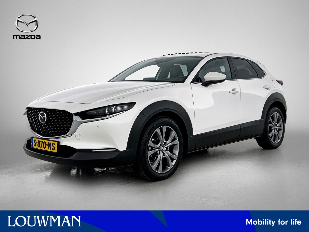 Mazda CX-30 - 2.0 e-SkyActiv-X M Hybrid Luxury | Trekhaak | Schuif / Kanteldak | BOSE | Leder | - AutoWereld.nl