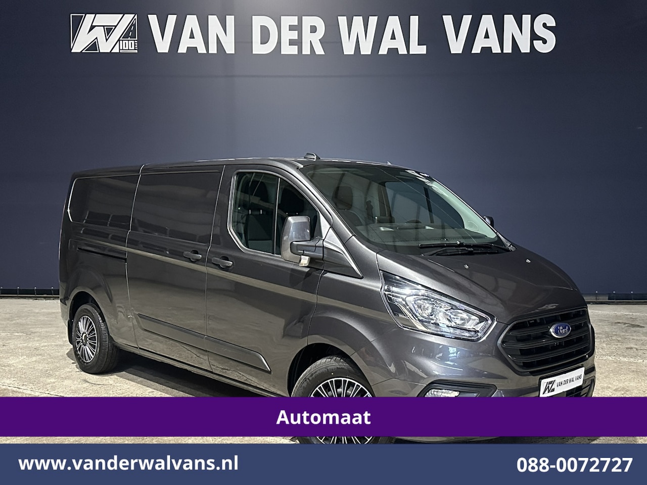 Ford Transit Custom - 2.0 TDCI 131pk Automaat L2H1 Euro6 Airco | Apple Carplay | Cruisecontrol | LED Parkeersens - AutoWereld.nl