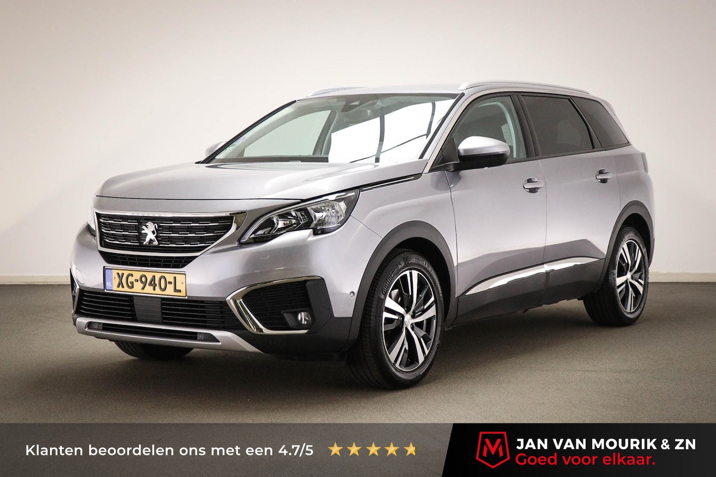 Peugeot 5008 - 1.2 PureTech Blue Lease Premium | SAFETY PACK | HALF LEDER | DAB | APPLE | CAMERA | TREKHA - AutoWereld.nl