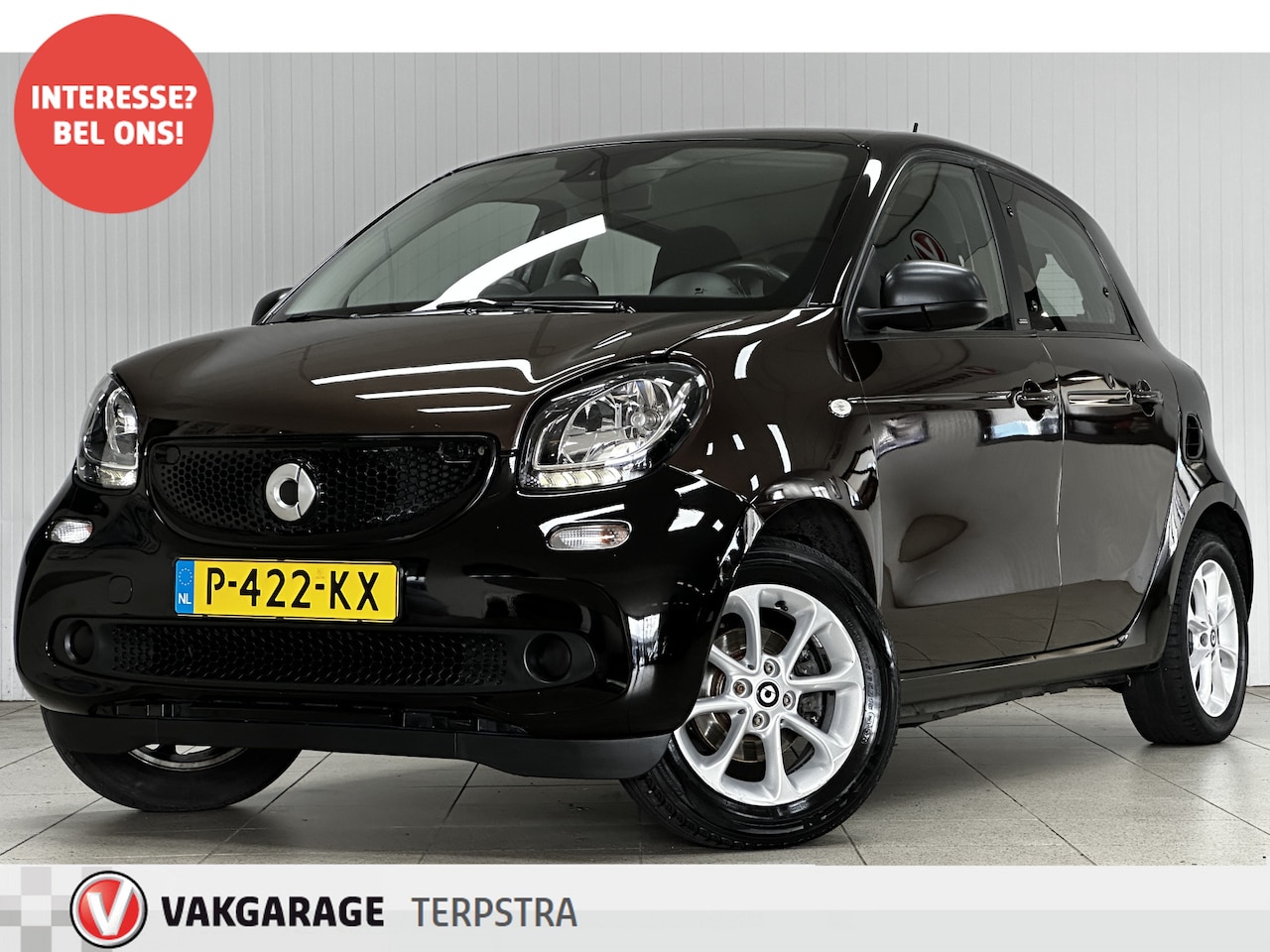 Smart Forfour - 1.0 Passion/ 15'' LMV/ Clima/ Cruise/ Elek. Ramen/ Isofix/ Bluetooth/ Multi. LEDER. Stuur/ - AutoWereld.nl