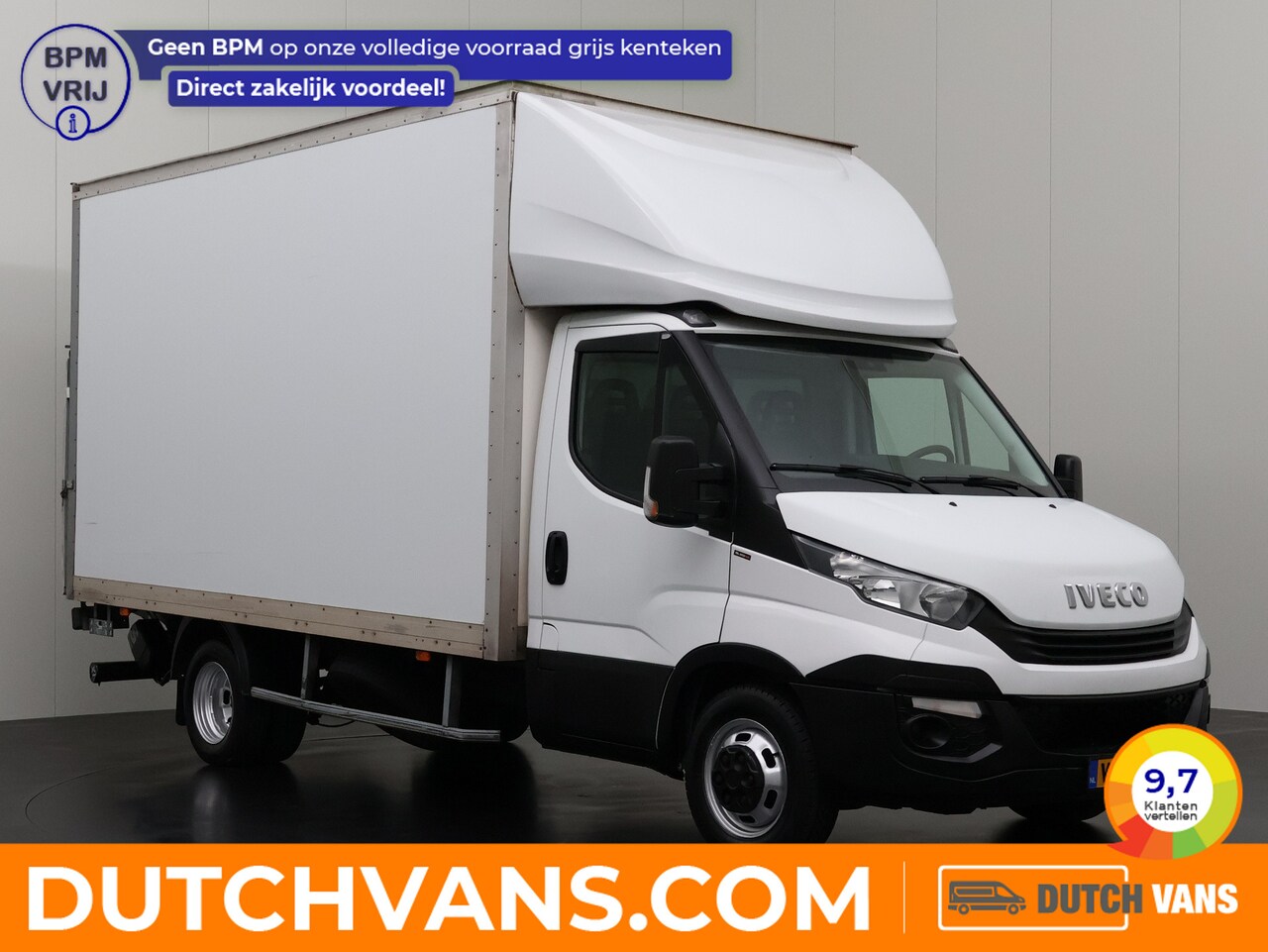 Iveco Daily - 35C16 Bakwagen+Laadklep | Airco | Cruise | 3-Persoons | Dakspoiler - AutoWereld.nl