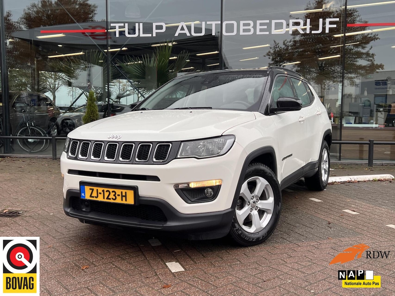 Jeep Compass - 1.4 MultiAir Longitude Bi-color Mooie NL auto NAP - AutoWereld.nl