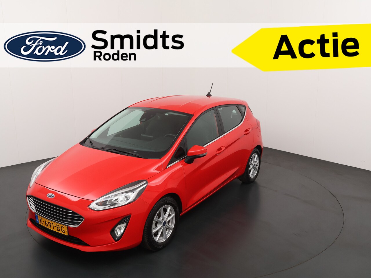 Ford Fiesta - EcoBoost Hybrid 125 pk Titanium | Clima | Cruise | Parkeersensoren | Groot scherm | Apple - AutoWereld.nl