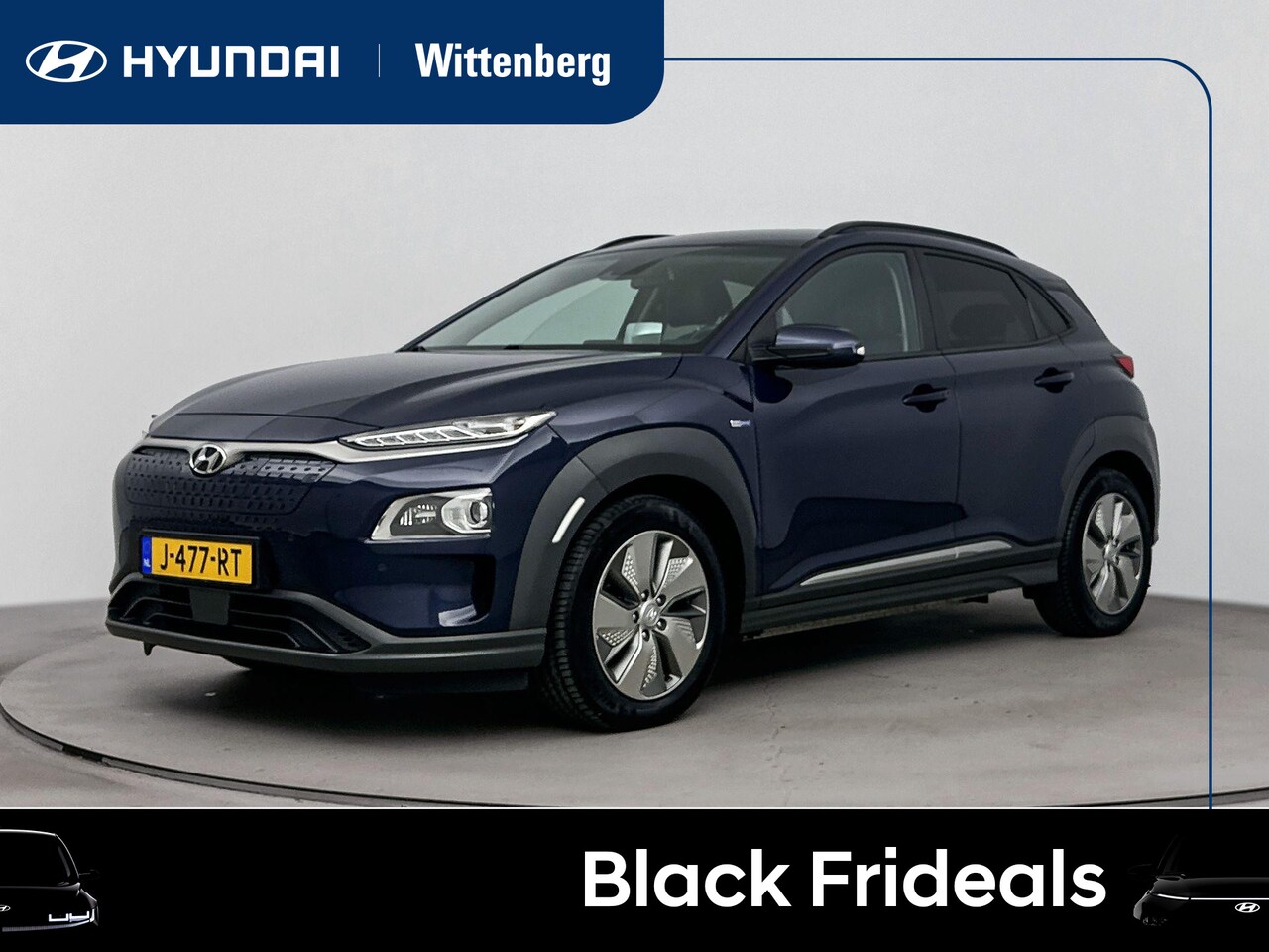 Hyundai Kona Electric - EV PREMIUM 64 kWh | SoH 96% | 3- FASE | NAVI | CLIMA | CRUISE | CAMERA | HUD | LEDER | STU - AutoWereld.nl