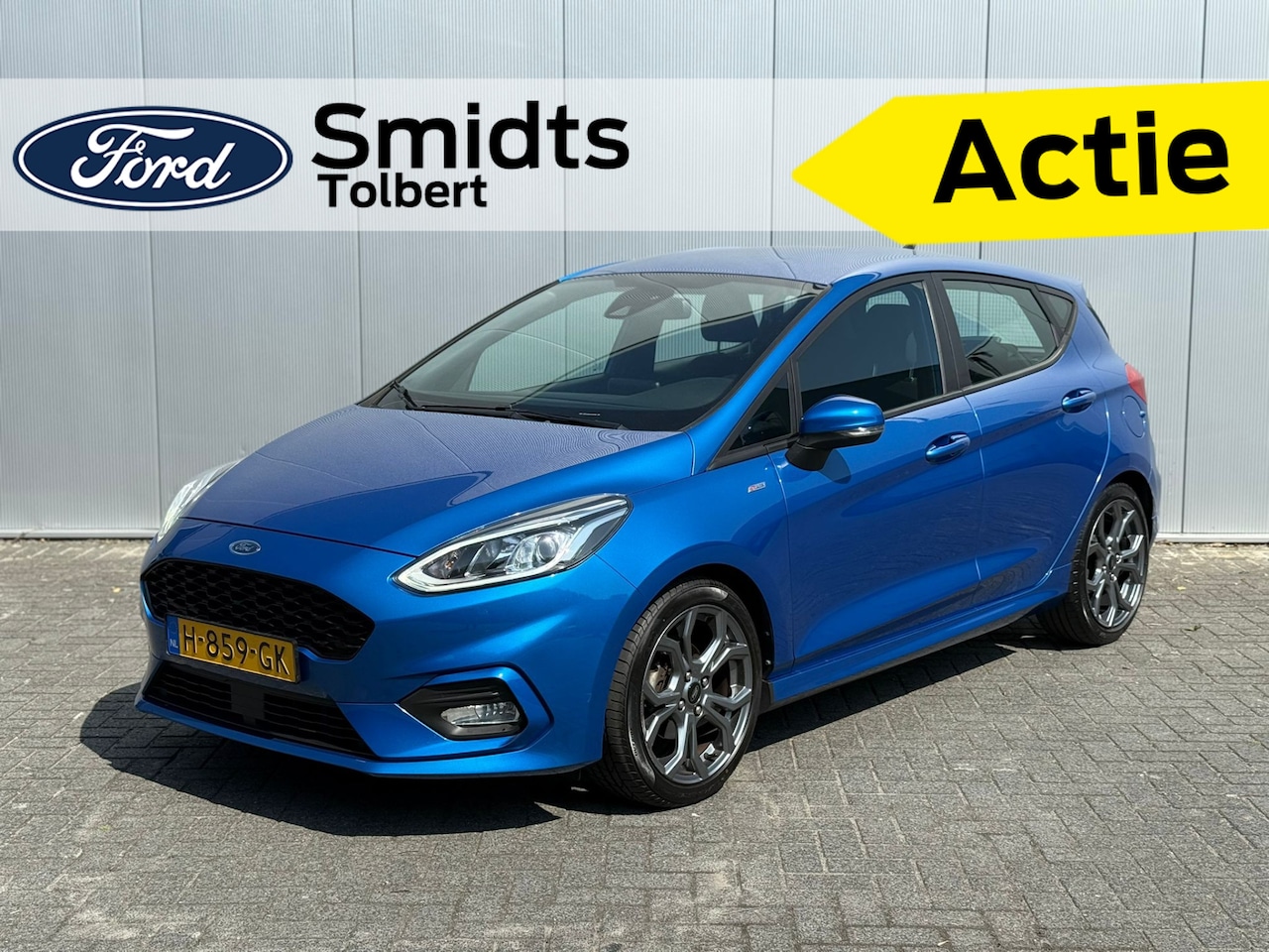 Ford Fiesta - EcoBoost 95pk ST-Line | Trekhaak | Winterpack | Cruise | Grote spoiler | Led | Apple carpl - AutoWereld.nl