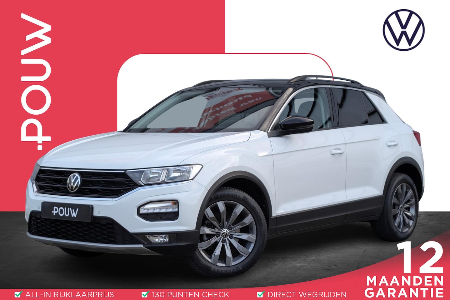 Volkswagen T-Roc - 1.0 TSI 110pk Style | Adaptive Cruise | PDC Voor & Achter | DAB - AutoWereld.nl