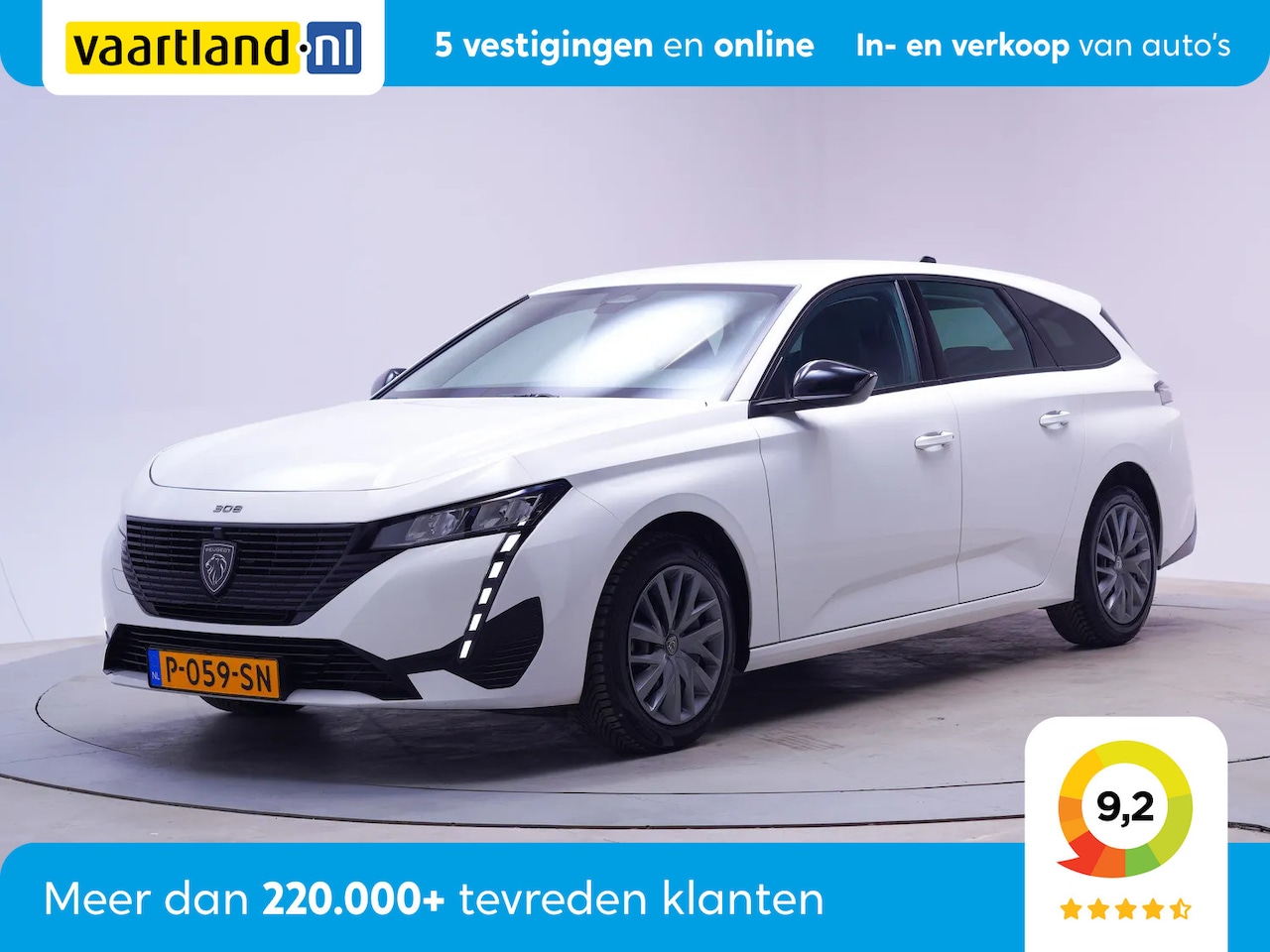 Peugeot 308 - 1.2 PureTech Active Pack Business NW-Model [ Navigatie Half-leder Stoelverwarming ] - AutoWereld.nl