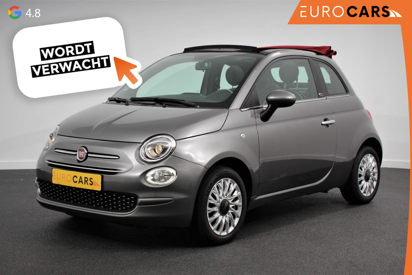 Fiat 500 C - 1.2 Lounge Automaat | Cruise control | Climate control | LM Velgen | App Connect | Park Co - AutoWereld.nl