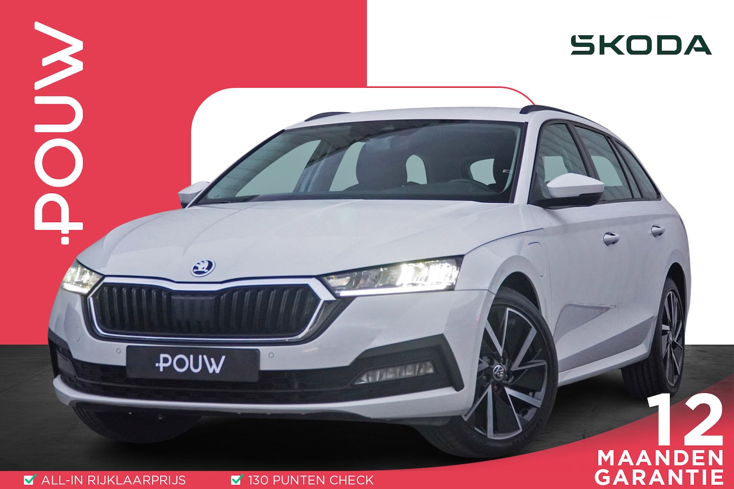 Skoda Octavia Combi - 1.4 TSI 204pk iV PHEV Business Edition | Massage | Apple Carplay/Android Auto | Navigatie - AutoWereld.nl