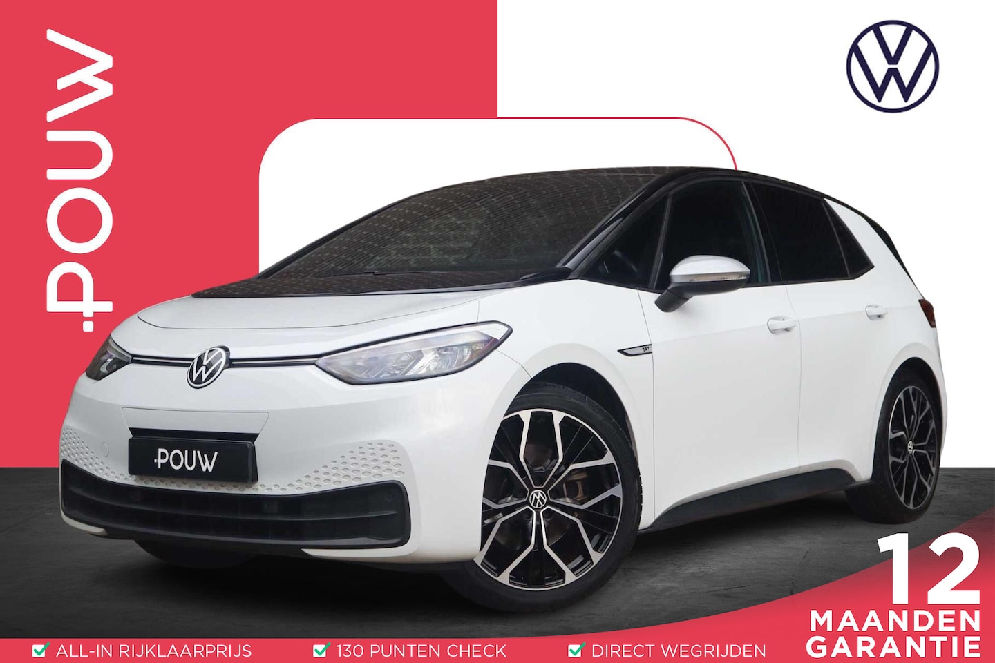 Volkswagen ID.3 - 204pk First 58 kWh | SoH 94% | Navigatie | Steunhaak | 20" Velgen - AutoWereld.nl