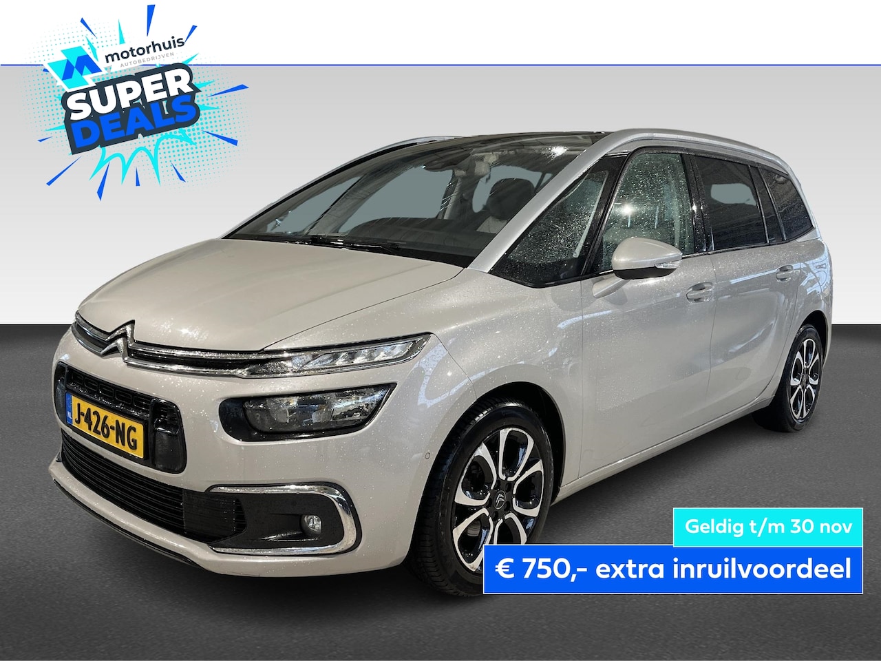 Citroën C4 SpaceTourer - 1.2 PureTech 130pk S&S Shine 7-Pers. Automaat - AutoWereld.nl