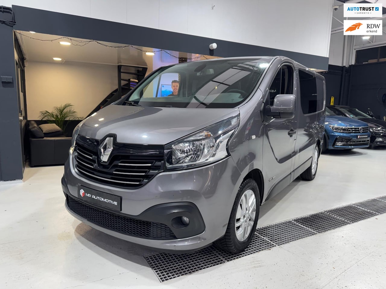 Renault Trafic - 1.6 dCi T29 Dubbele Cabine|6P|Airco|Cruise|Navi|Trekh|PDC|NAP|MARGE - AutoWereld.nl