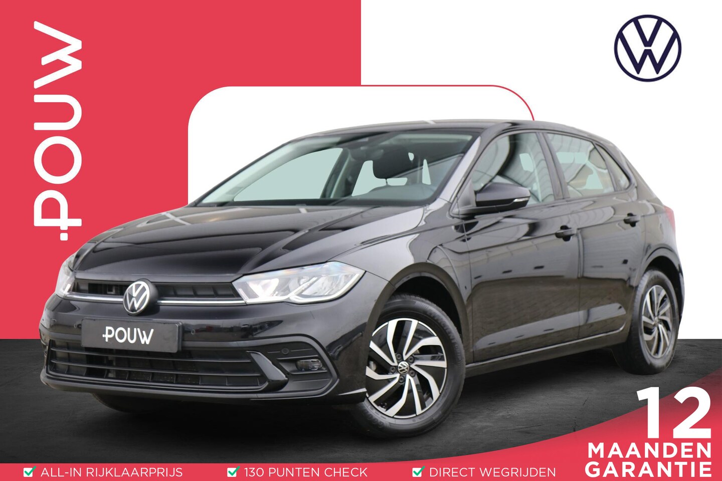 Volkswagen Polo - 1.0 TSI 95pk DSG Life | Trekhaak | Navigatie | Achteruitrijcamera | Stoelverwarming | Clim - AutoWereld.nl