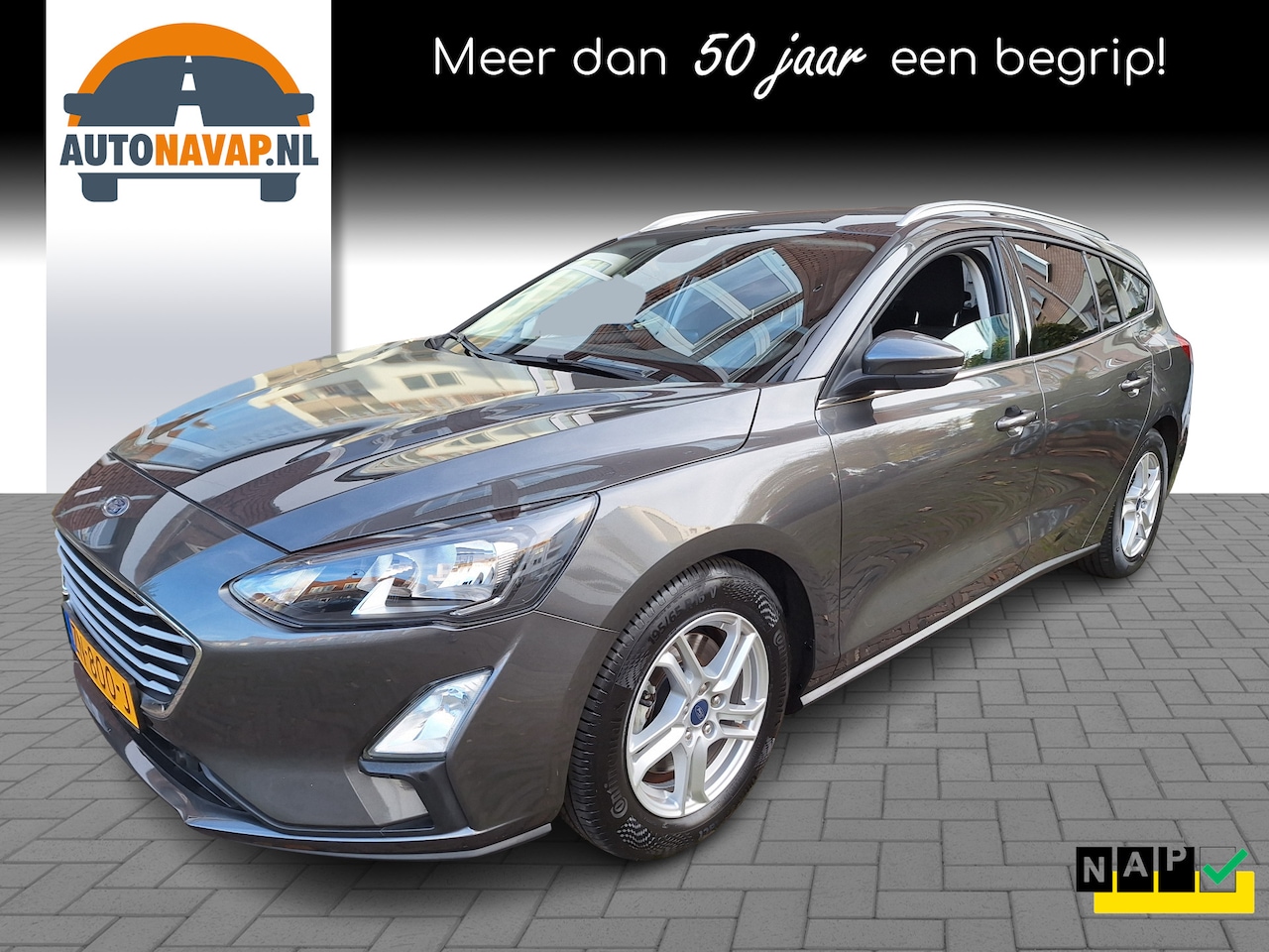 Ford Focus Wagon - 1.0 EcoBoost Trend Edition Business /Navi/Apple/Android/Pdc/Trekh/Garantie - AutoWereld.nl