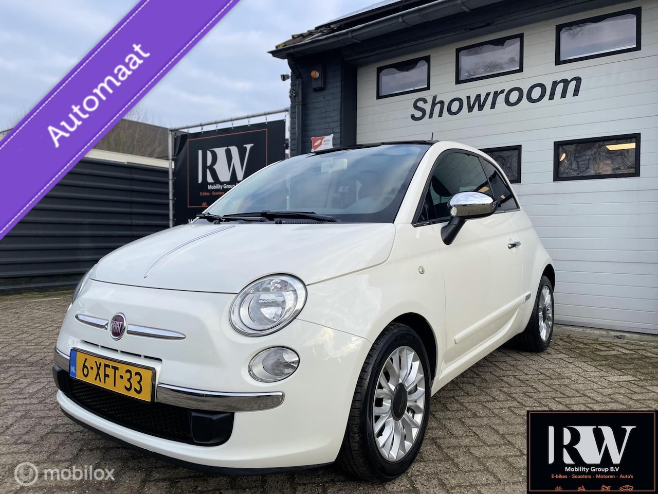 Fiat 500 - 0.9 TwinAir Turbo Lounge Automaat*Pano*Leer - AutoWereld.nl