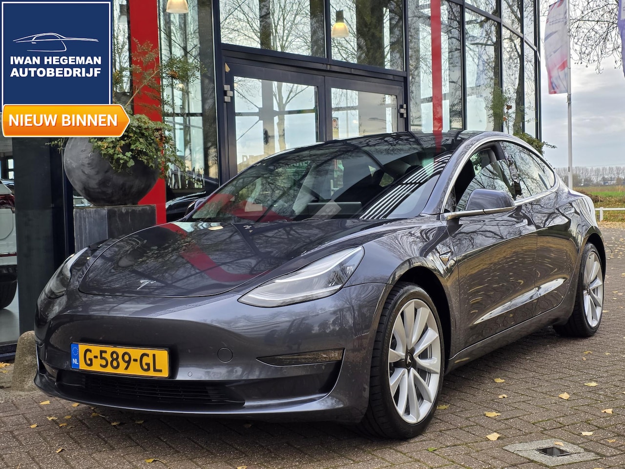 Tesla Model 3 - Long Range RWD Long Range AWD 75 kWh | Trekhaak | Navigatie | Licht metalen Velgen | Climate Control | Pa - AutoWereld.nl