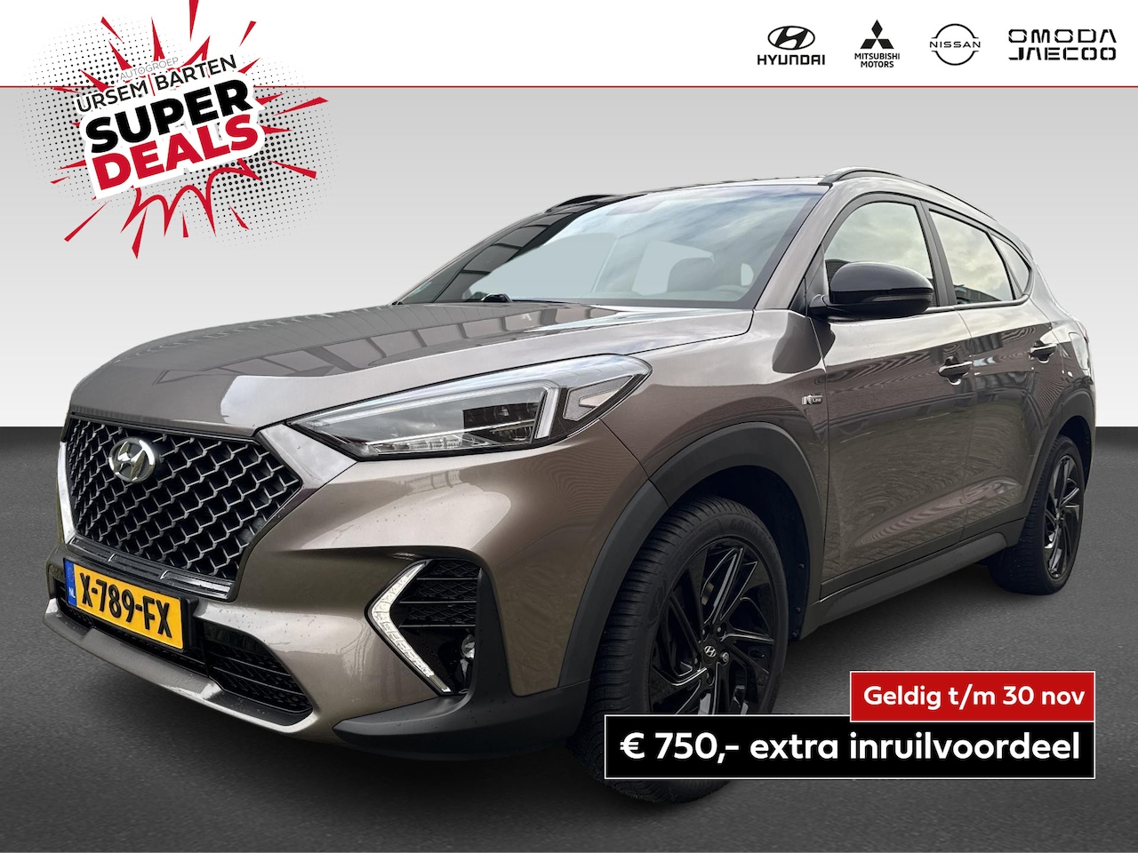 Hyundai Tucson - 1.6 T-GDI N-Line | automaat |  177PK | trekhaak | 1600KG trekgewicht - AutoWereld.nl