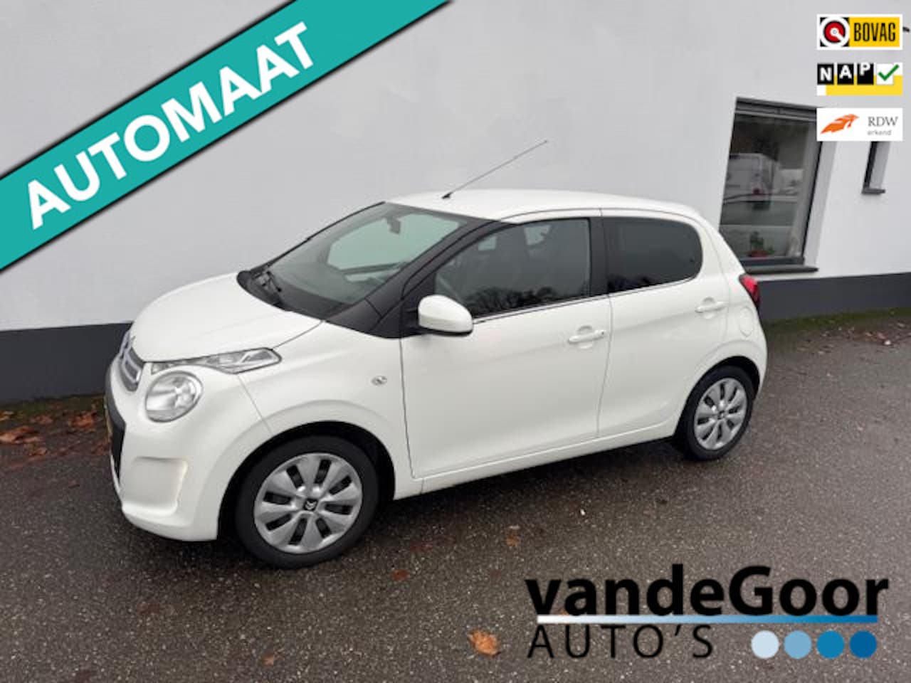 Citroën C1 - 1.0 VTi Feel 1.0 VTi Feel, '19, aut., 5-drs, airco, 72000 km ! - AutoWereld.nl