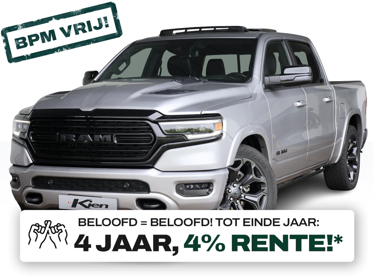 Dodge Ram 1500 - 5.7 V8 4x4 Crew Cab Limited | Luchtvering | Panoramadak | Harman/Kardon | - AutoWereld.nl