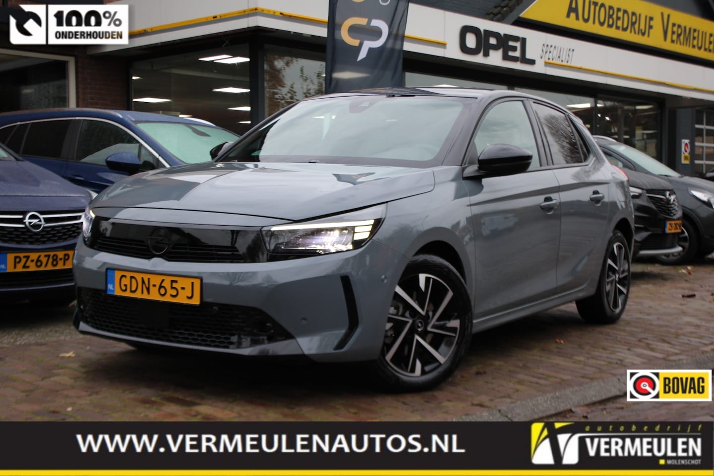 Opel Corsa - 1.2 Turbo Hybrid 100PK GS Automaat + 16"/ Navi/ Clima/ Cruise/ Camera/ Full-LED/ CarPlay/ - AutoWereld.nl