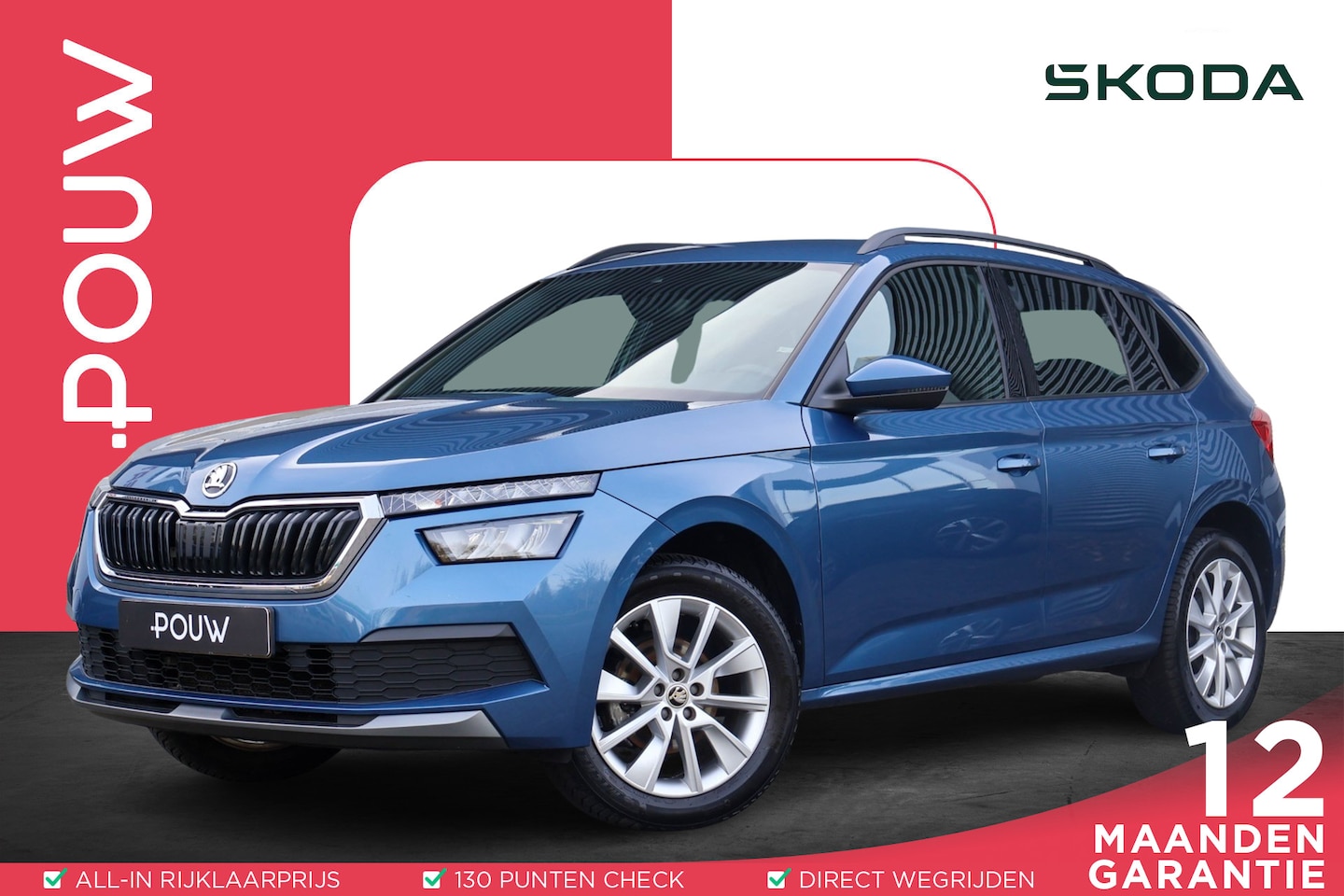 Skoda Kamiq - 1.0 TSI 115pk DSG Sport Business | Trekhaak | Stoelverwarming | Airco Automatische | Apple - AutoWereld.nl